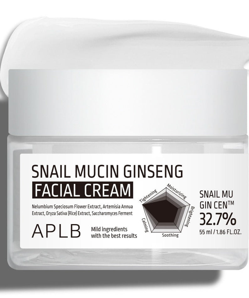 Aplb Snail Mucin Ginseng Facial Cream 55ml
