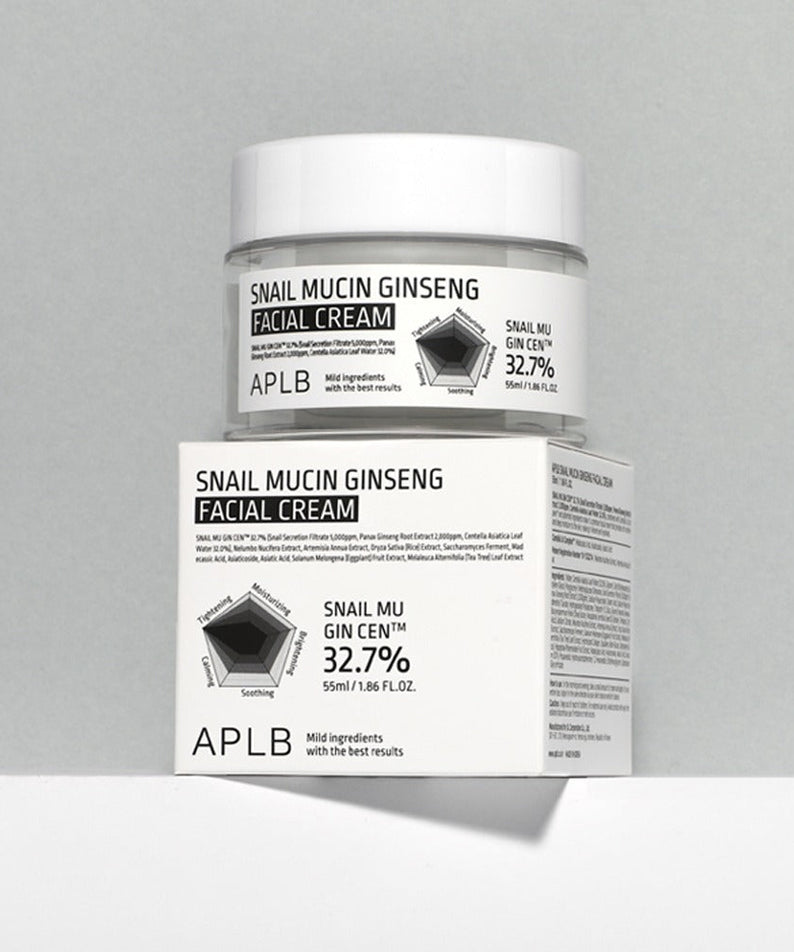 Aplb Snail Mucin Ginseng Facial Cream 55ml