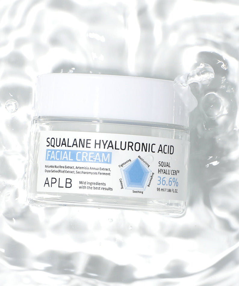 Aplb  Squalane Hyaluronic Acid Facial Cream 55ml