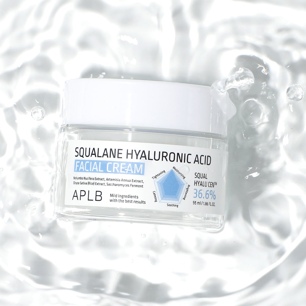 Aplb  Squalane Hyaluronic Acid Facial Cream 55ml