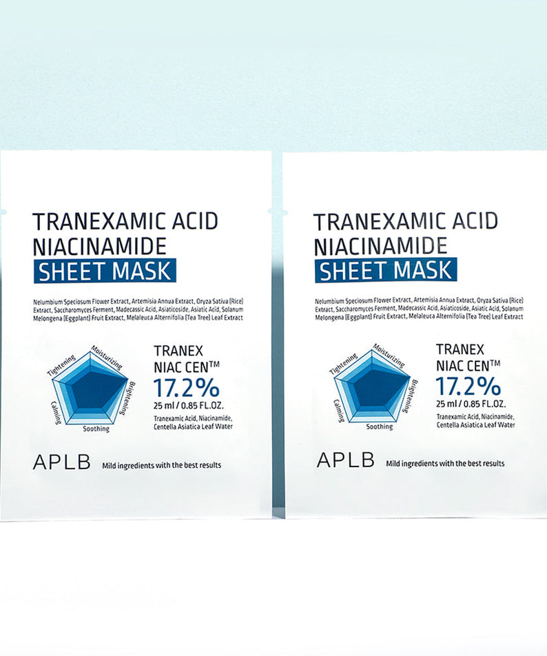 Aplb Tranexamic Acid Niacinamide Sheet Mask 10-Pack