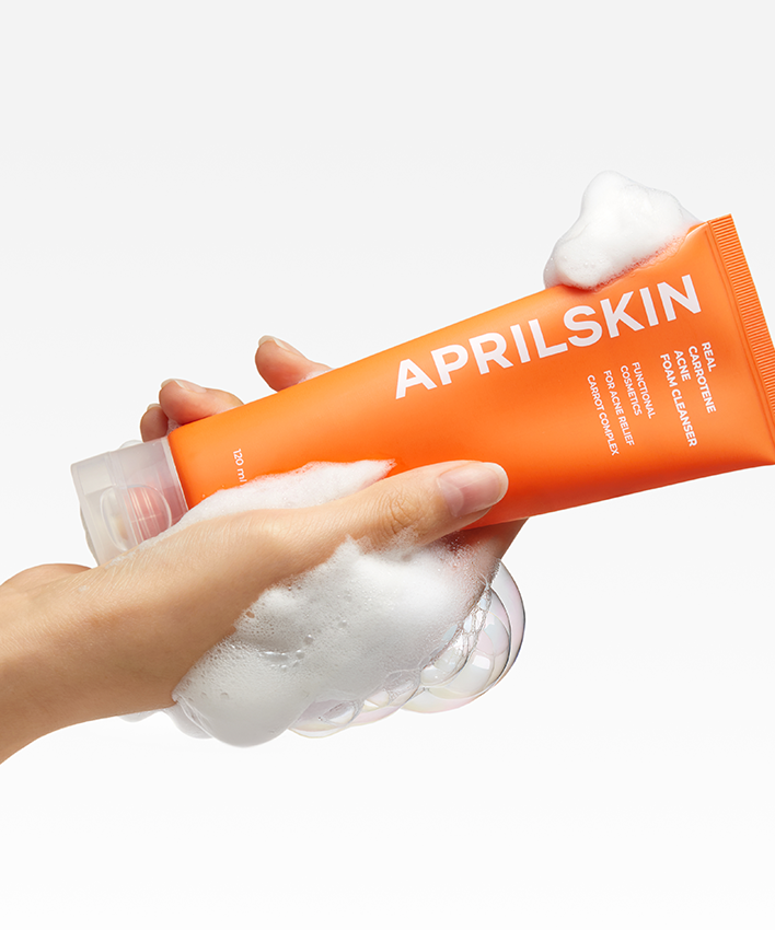 Aprilskin Real Carrotene Acne Foam Cleanser 120ml