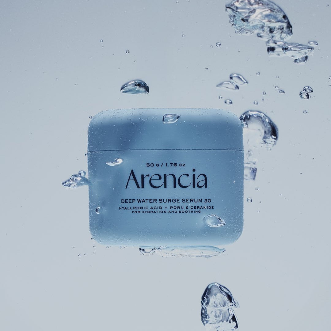 ARENCIA Deep Water Surge Soothing Cream 80ml product image underwater with bubbles