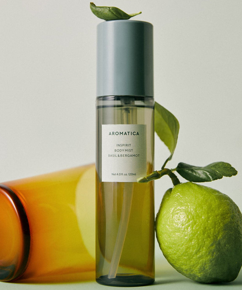 Aromatica Inspirit Body Mist Basil & Bergamot 120ML