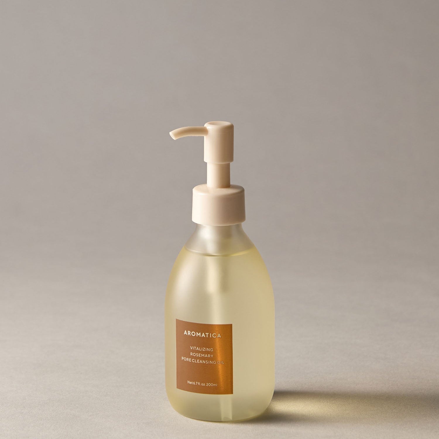 AROMATICA Vitalizing Rosemary Pore Cleansing Oil 200ML in beige bottle