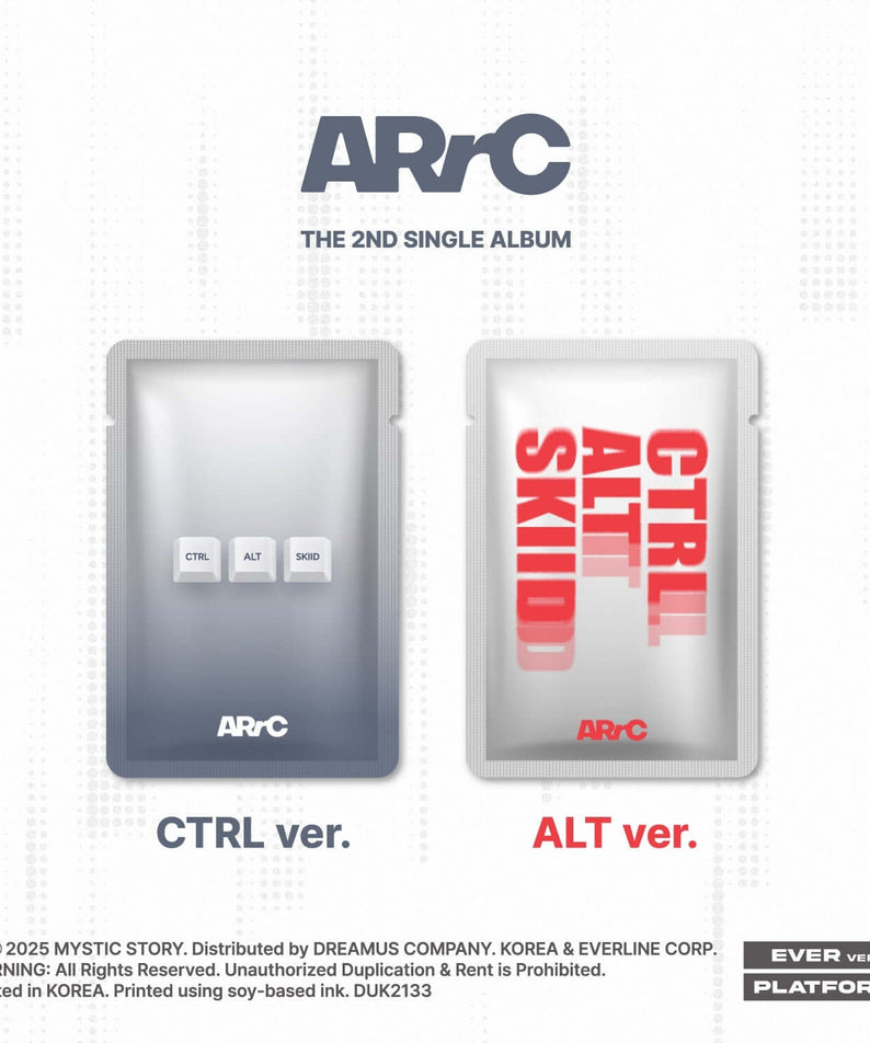 ARRC - [CTRL+ALT+SKIID] (CTRL & ALT Ver.) - Kpop Album | Kool Seoul - Buy Kpop Albums Online