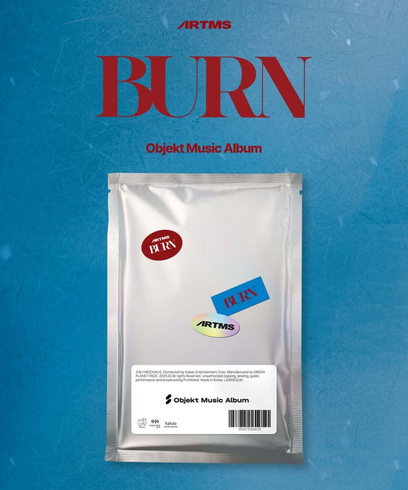 ARTMS - 1st Album [BURN] (Objekt Music Album ver.) - Kpop Al | Kool Seoul - Buy Kpop Albums Online
