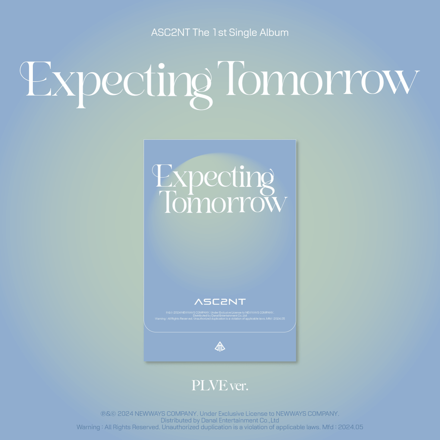 Asc2nt - 1st Album [Expecting Tomorrow] (Plve Ver.) - Kpop Album