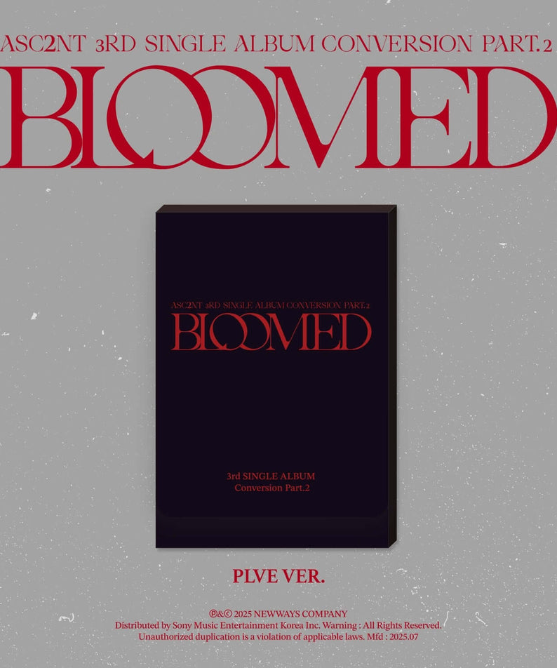 ASC2NT - 3rd Single Album Conversion Part.2 [BLOOMED] (PLVE  | Kool Seoul - Buy Kpop Albums Online
