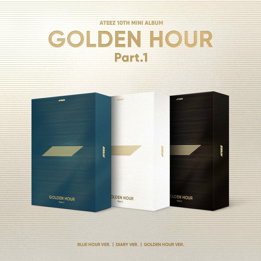 Ateez - 10th Album [Golden Hour : Part.1] (Set Of 3) - Kpop Album