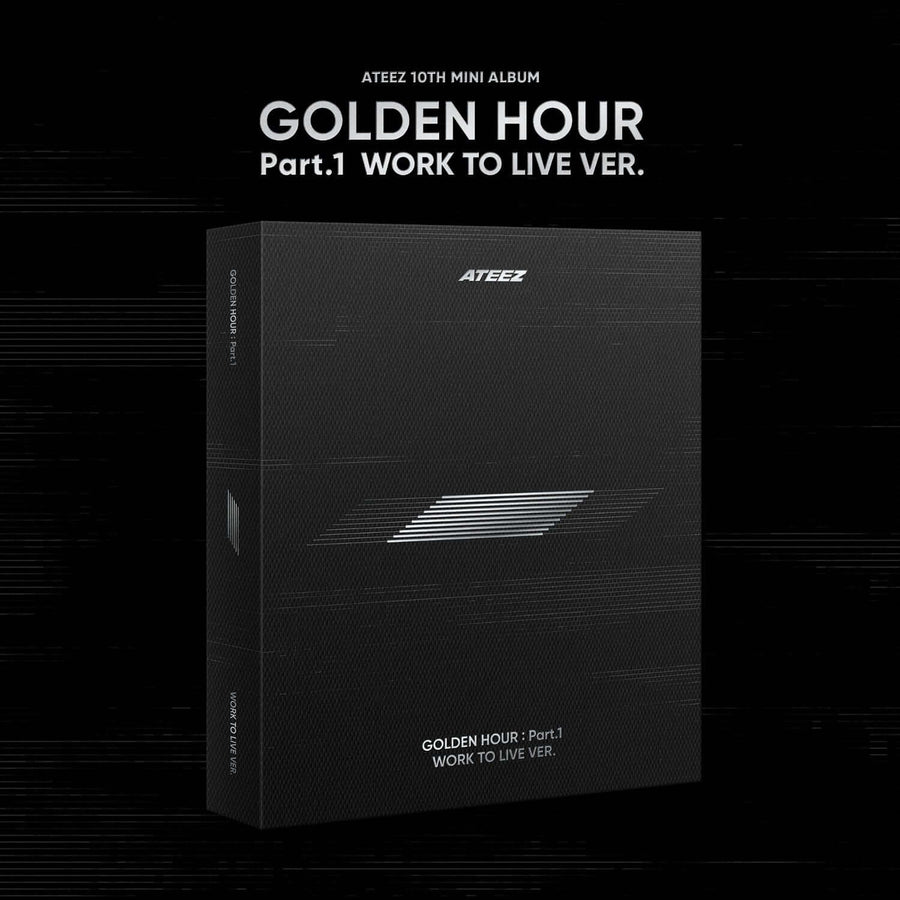Ateez - 10th Album [Golden Hour : Part.1 ‘Work To Live Ver.’] - Kpop Album