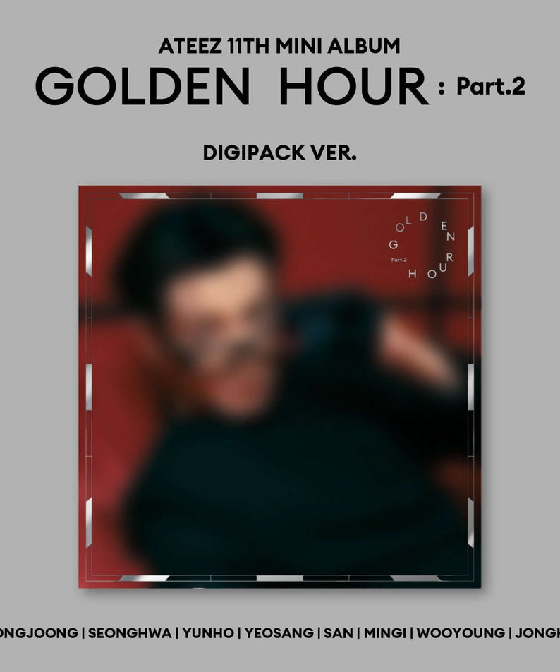 ATEEZ - 11th Album [GOLDEN HOUR : Part.2] (Digipack ver.) (R | Kool Seoul - Buy Kpop Albums Online
