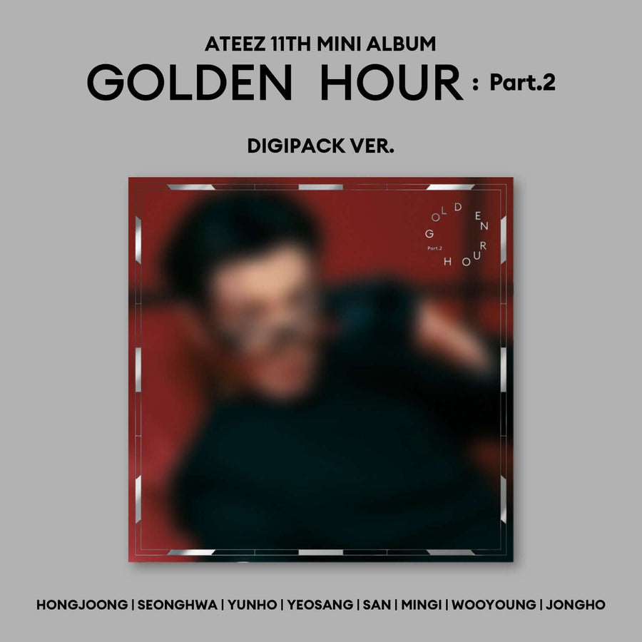 Ateez - 11th Album [Golden Hour : Part.2] (Digipack Ver.) (Random 1 Of 8) - Kpop Album