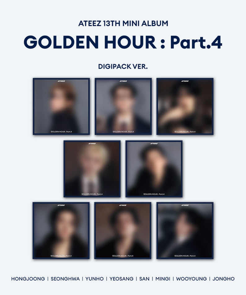 ATEEZ - [GOLDEN HOUR : Part.4] (DIGIPACK VER.) (Random 1 of  | Kool Seoul - Buy Kpop Albums Online