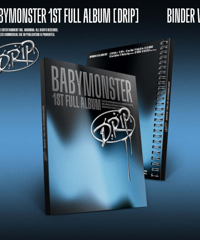 BABYMONSTER - 1st FULL ALBUM [DRIP] (BINDER Ver.) - Kpop Alb | Kool Seoul - Buy Kpop Albums Online