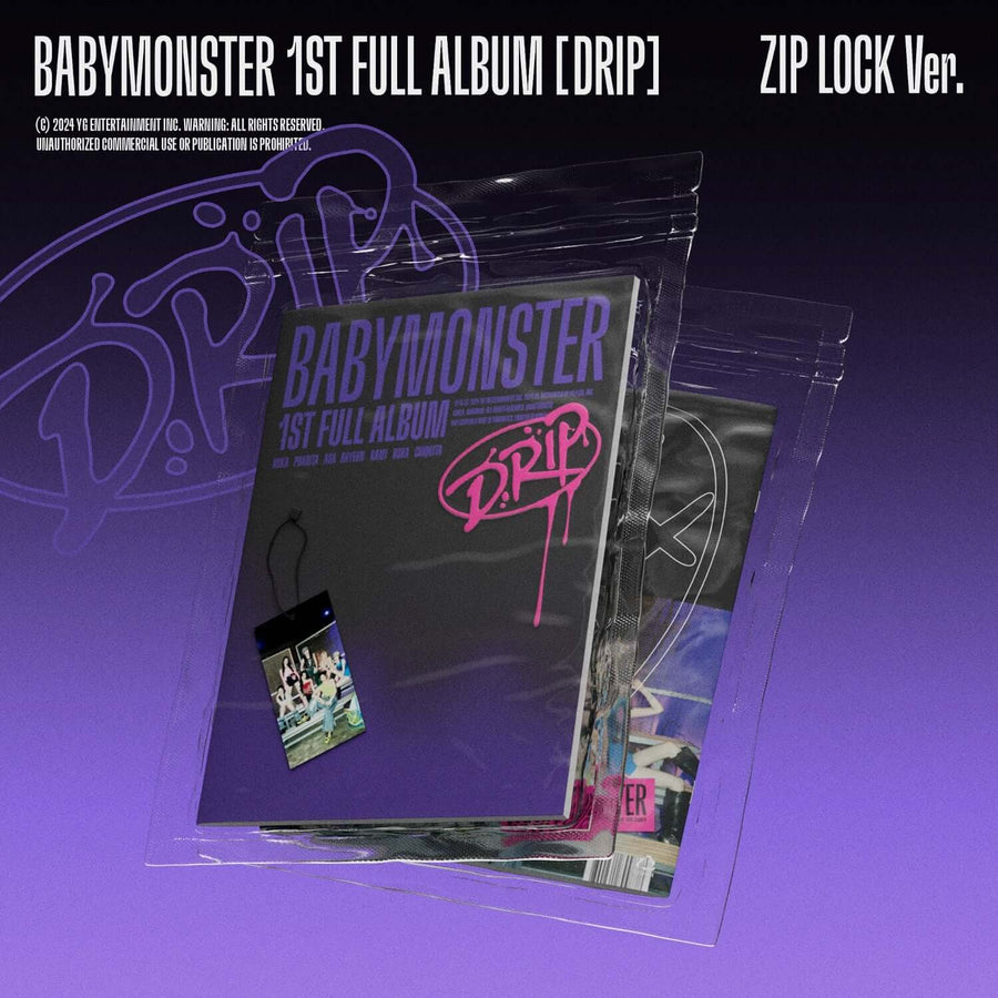 Babymonster - 1st Full Album [Drip] (Zip Lock Ver.) - Kpop Album