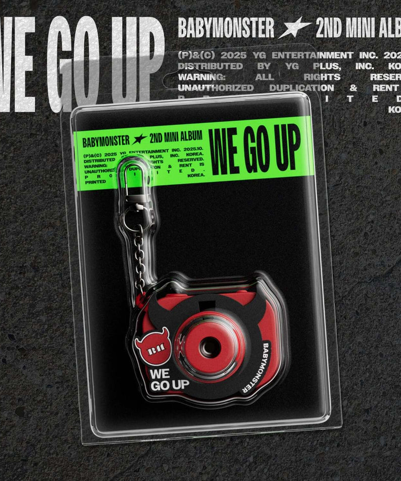 BABYMONSTER - 2nd MINI ALBUM [WE GO UP] MINI BEAM KEYRING Ve | Kool Seoul - Buy Kpop Albums Online