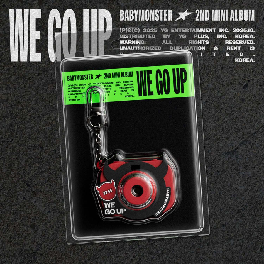 Babymonster - 2nd Mini Album [We Go Up] Mini Beam Keyring Ver. - Kpop Album