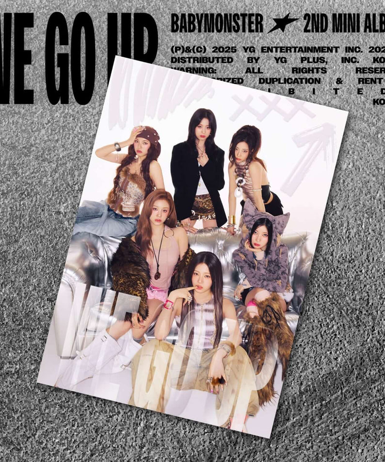 BABYMONSTER - 2nd MINI ALBUM [WE GO UP] POSTCARD Ver. - Kpop | Kool Seoul - Buy Kpop Albums Online