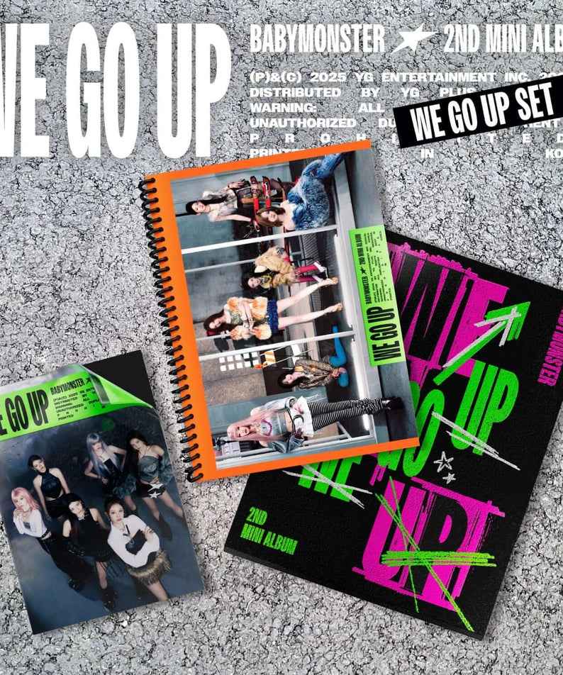 BABYMONSTER - 2nd MINI ALBUM [WE GO UP] SET - Kpop Album | Kool Seoul - Buy Kpop Albums Online