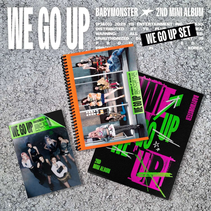 Babymonster - 2nd Mini Album [We Go Up] Set - Kpop Album