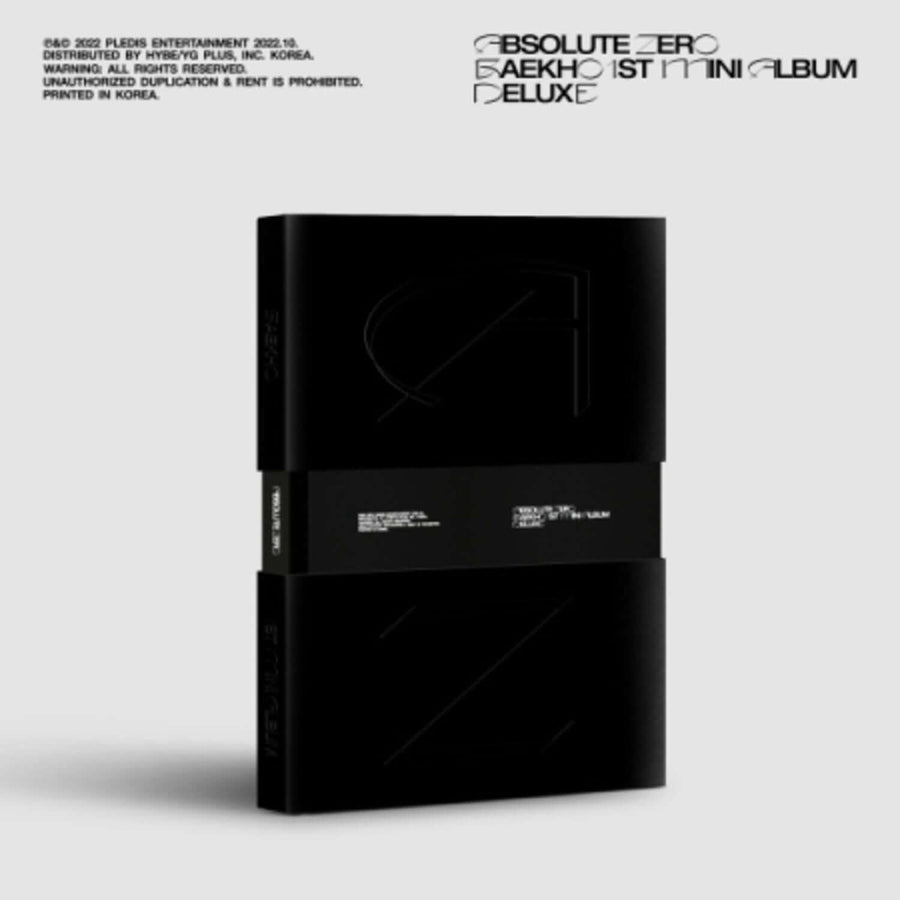 Baekho - Baekho 1st Mini Album [Absolute Zero] (Deluxe Ver.) - Kpop Album