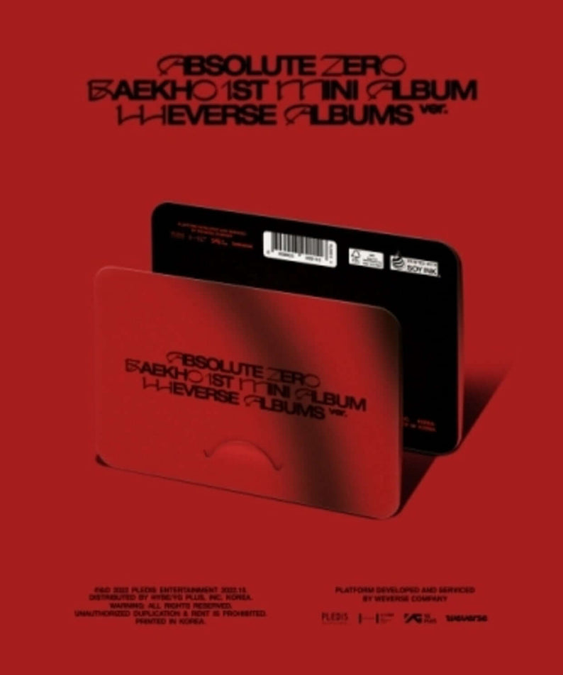 BAEKHO - BAEKHO 1st Mini Album [Absolute Zero] (Weverse Albu | Kool Seoul - Buy Kpop Albums Online