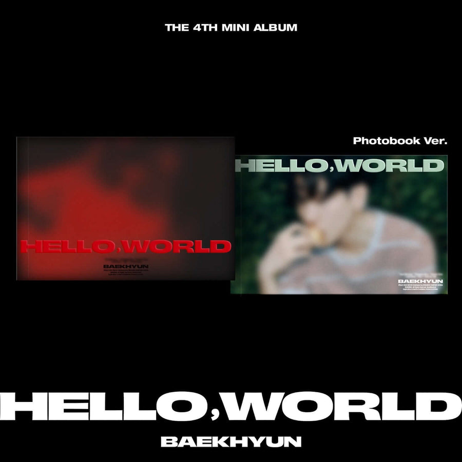 Baekhyun - 4th Album [Hello, World] (Photobook Ver.) (Random) - Kpop Album