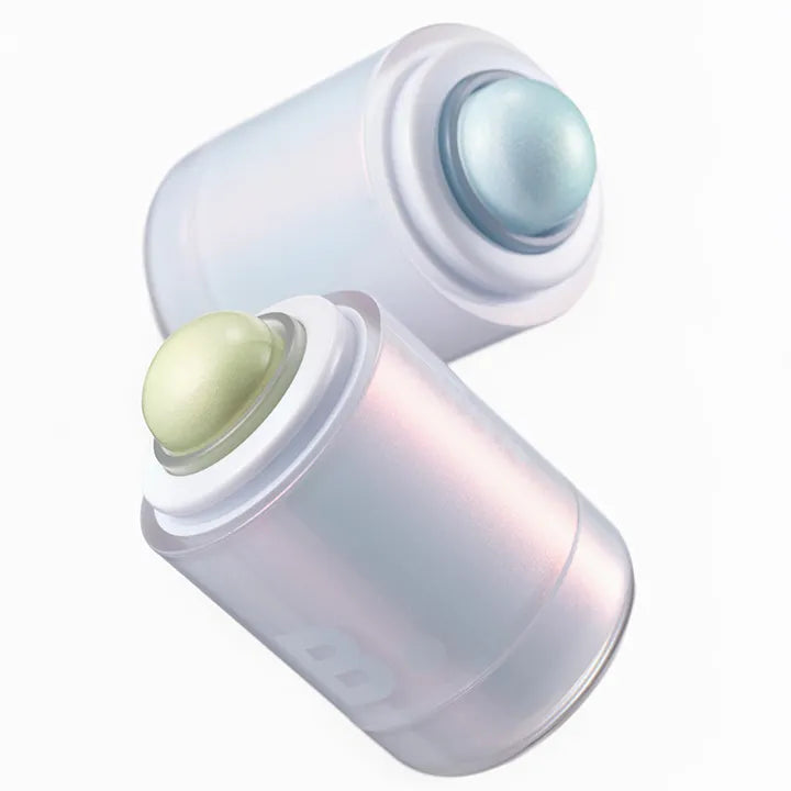Product image of BANILA CO Romantic Blush Highlighter in pastel colors.