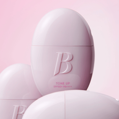 BANILACO All Day Prep Tone Up Base Cream SPF50+PA++++ in pink packaging with SPF protection and tone-up benefits