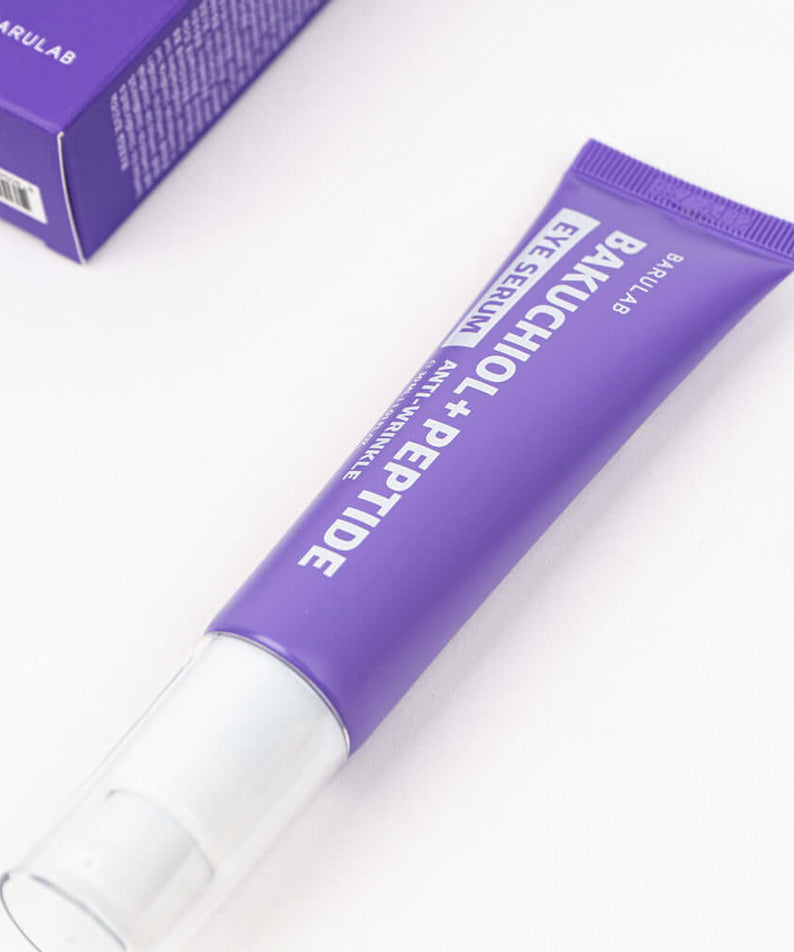 BARULAB Bakuchiol Peptide Wrinkle Eye Serum 30ml purple tube packaging