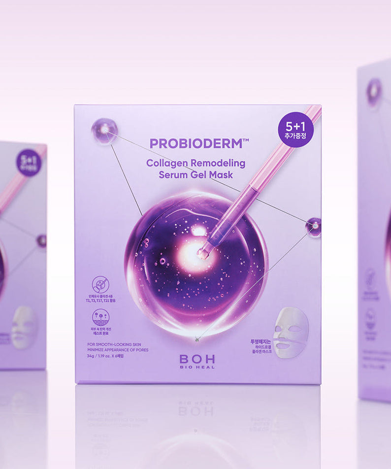Bio Heal Boh Probioderm Collagen Remodeling Serum Gel Mask 5 Sheets