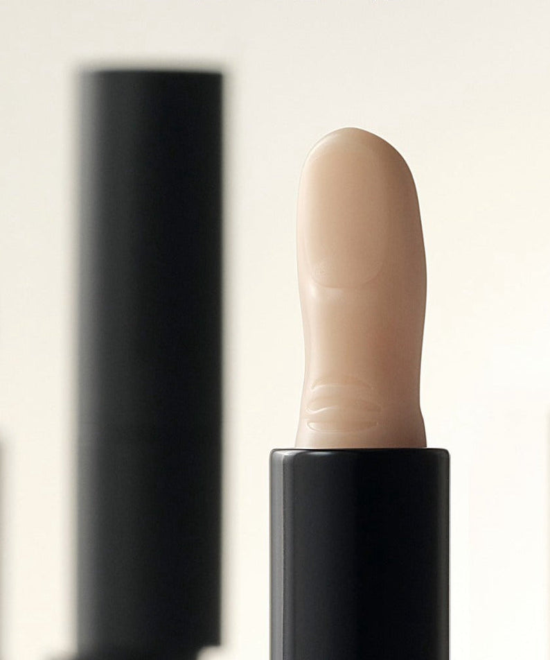 BLACK MONSTER Finger Balm for men by Gentleman Korea — sleek black tube with nude balm shaped like a fingertip, Korean skincare for gentlemen