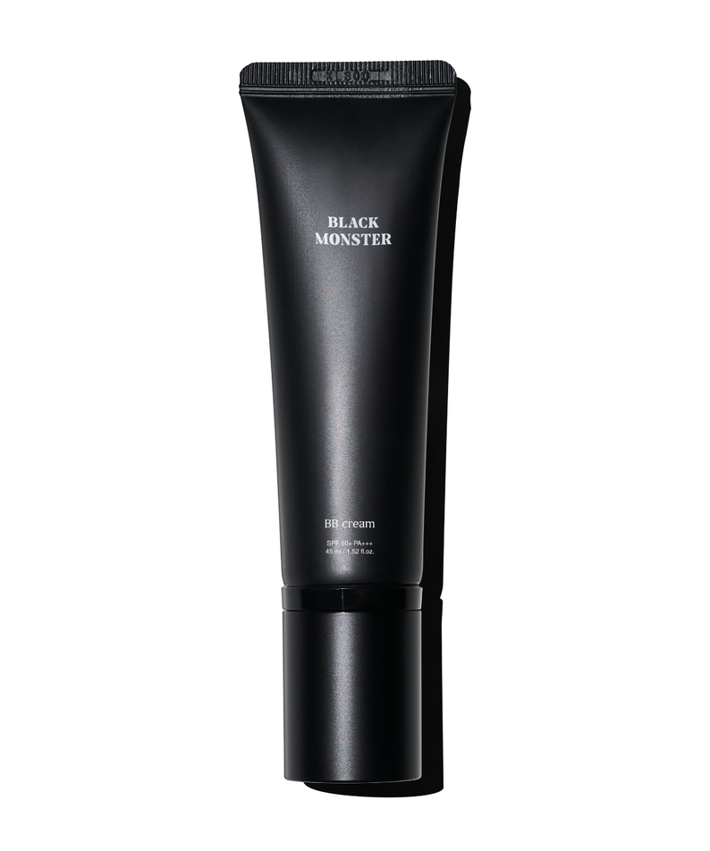 BLACK MONSTER Monster BB Cream 45ml - Gentleman Korea premium matte finish BB cream for men in sleek black tube