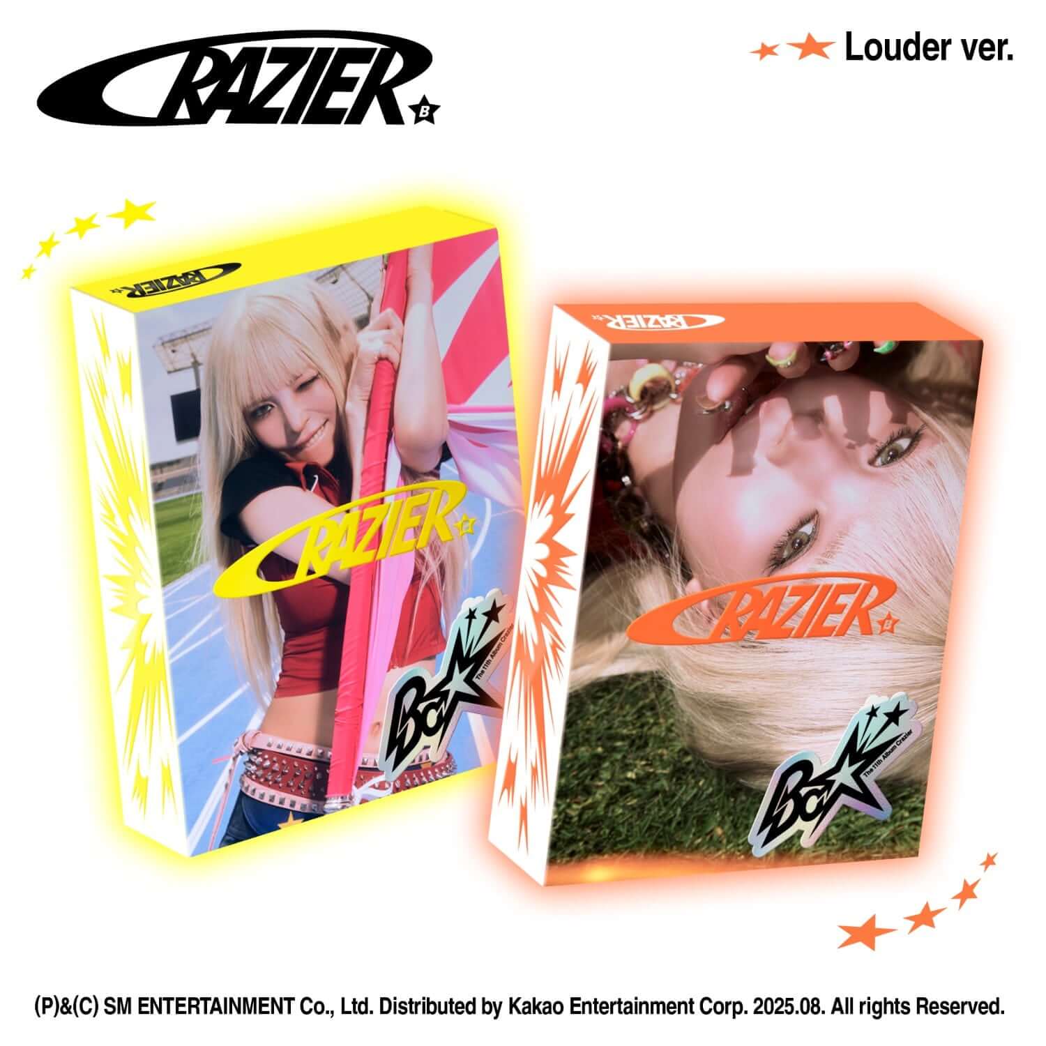 BOA - 11th Album [Crazier] (Louder Ver.) - Kpop Album | Kool Seoul - Buy Kpop Albums Online