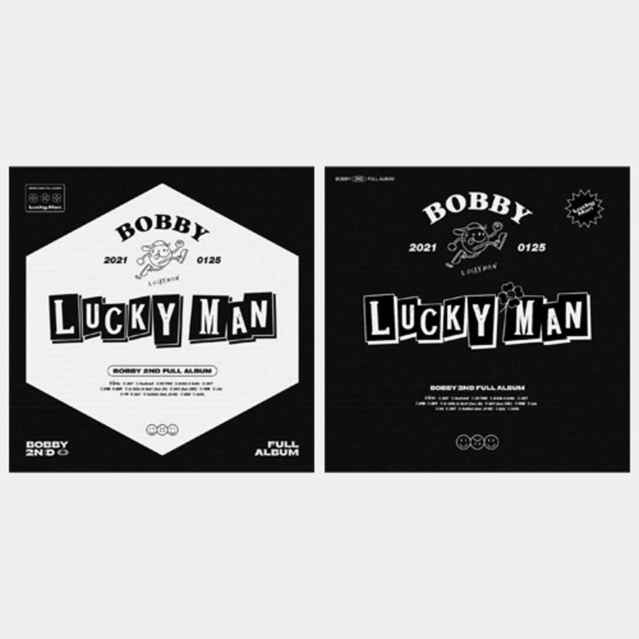 Bobby - 2nd Full Album [Lucky Man] _ A+B Ver. - Kpop Album
