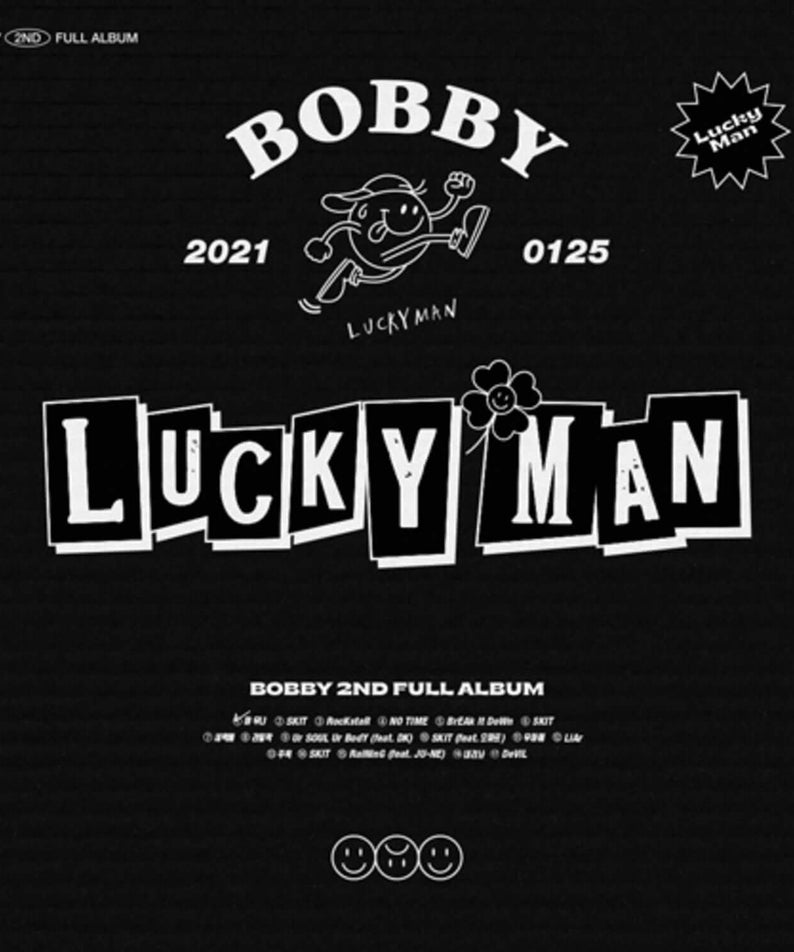 BOBBY - BOBBY 2nd FULL ALBUM [LUCKY MAN] _ B ver. - Kpop Alb | Kool Seoul - Buy Kpop Albums Online