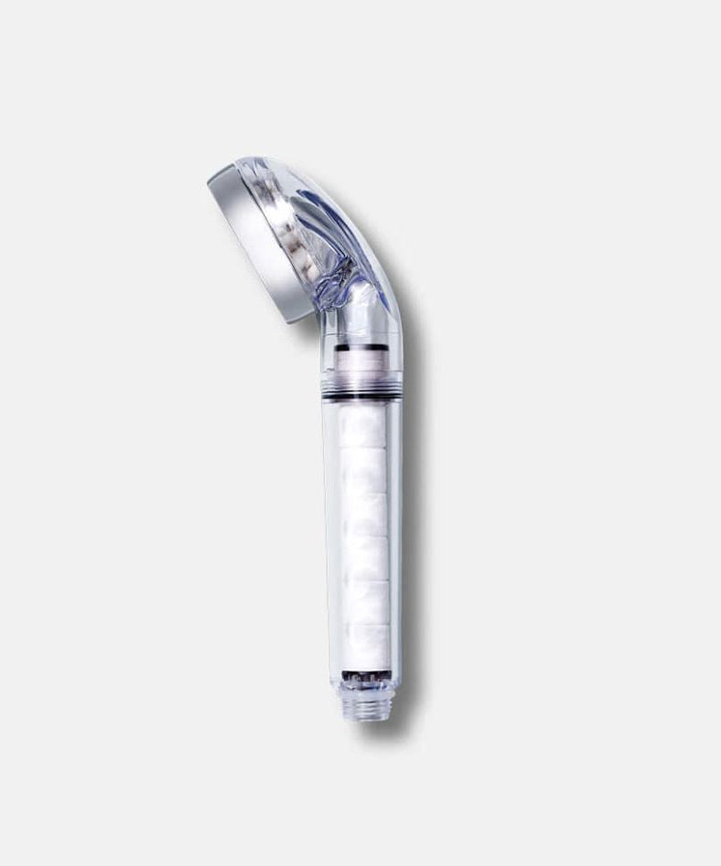 BODYLUV Puresome Shower Head side view showcasing sleek design and filtration technology.