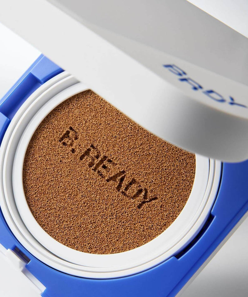 B.READY Blue Cushion 4th Generation 15g (SPF 34PA++++) compact cushion for men by Gentleman Korea, blue case close-up