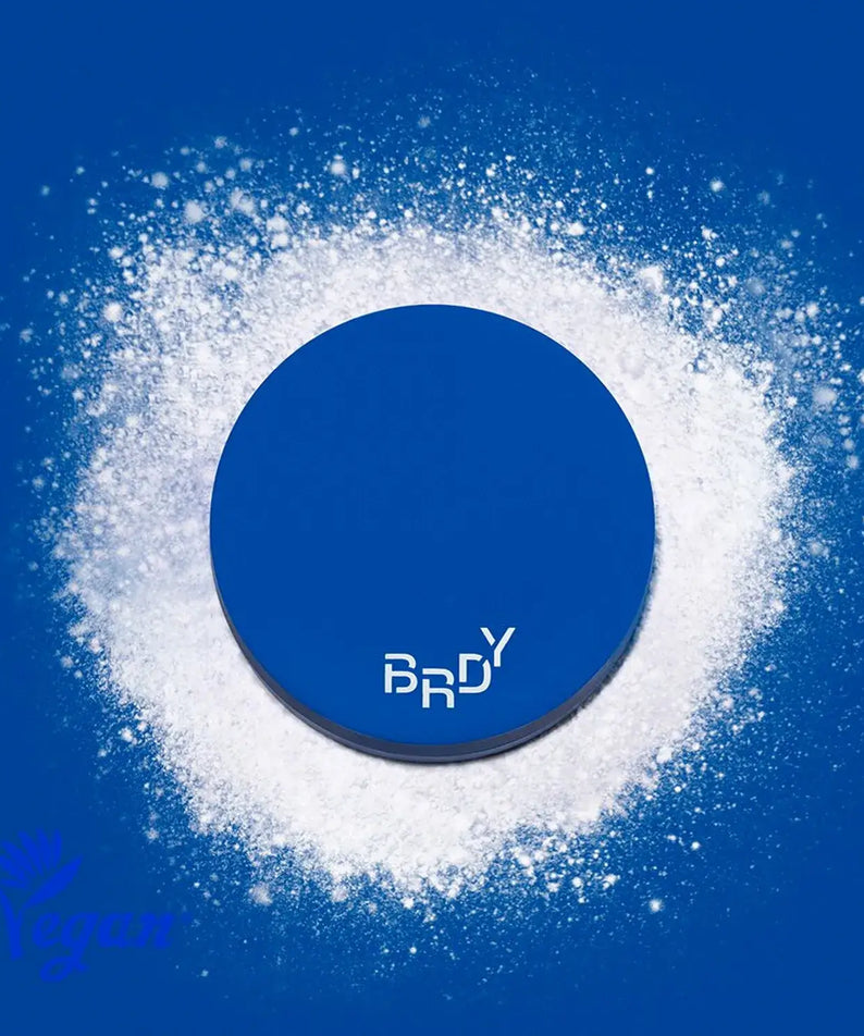 B.READY Blue Sebum Powder compact on white sebum-control powder splash, Gentleman Korea Korean skincare for men
