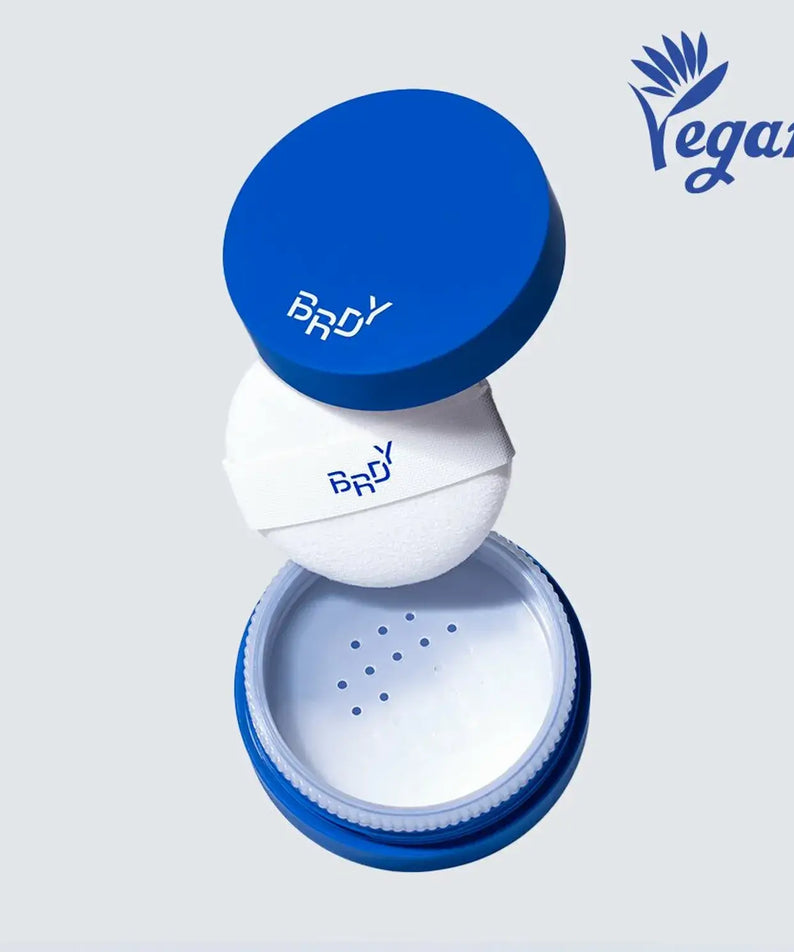 B.READY Blue Sebum Powder by Gentleman Korea - Korean men’s vegan sebum control powder, blue compact for matte finish
