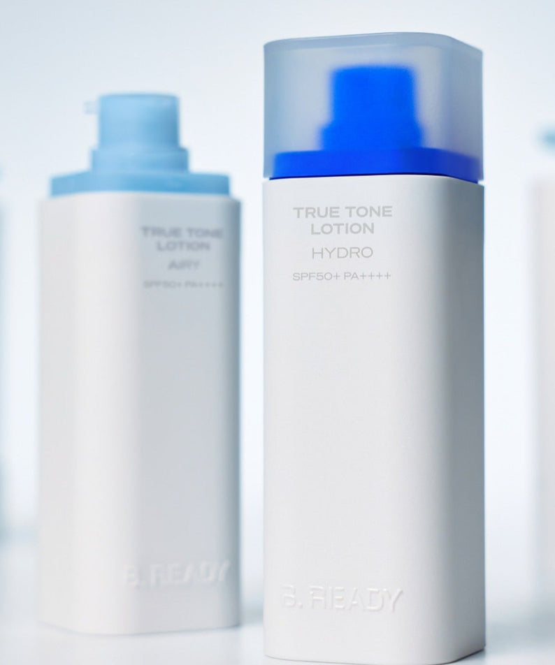 B.READY True Tone Lotion 2.0 40ml - Gentleman Korea product shot of white bottle with blue cap for men’s skincare
