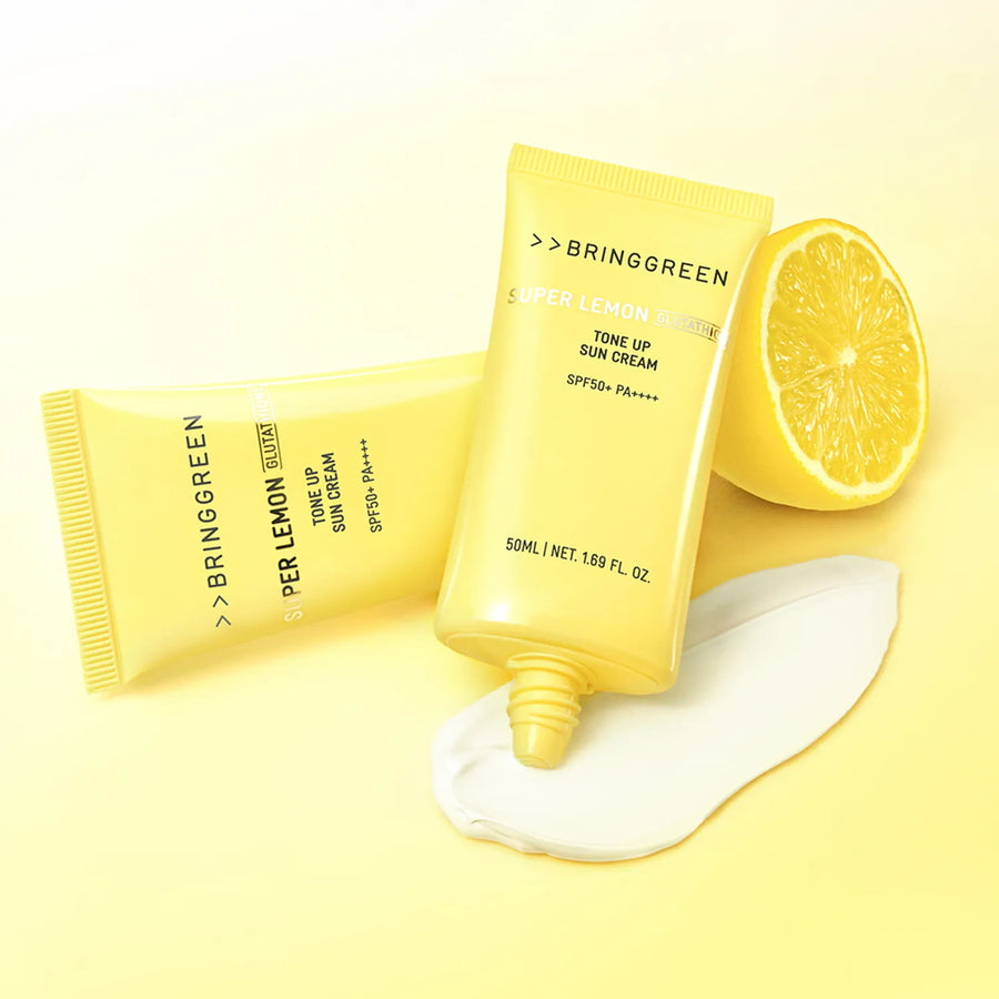 Bringgreen スーパー レモン グルタチオン トーンアップ サンクリーム 50ml+50ml SPF 50+ / PA++++