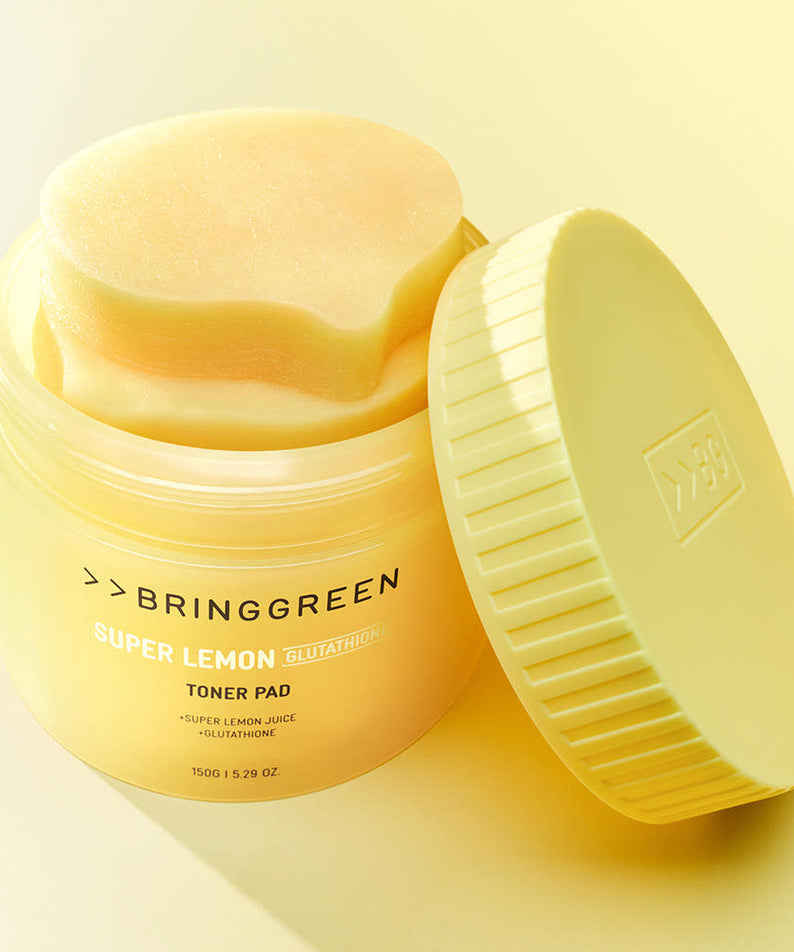 Bringgreen Super Lemon Glutathione Toner Pads 90 Pads + 90 Pad Refill Set