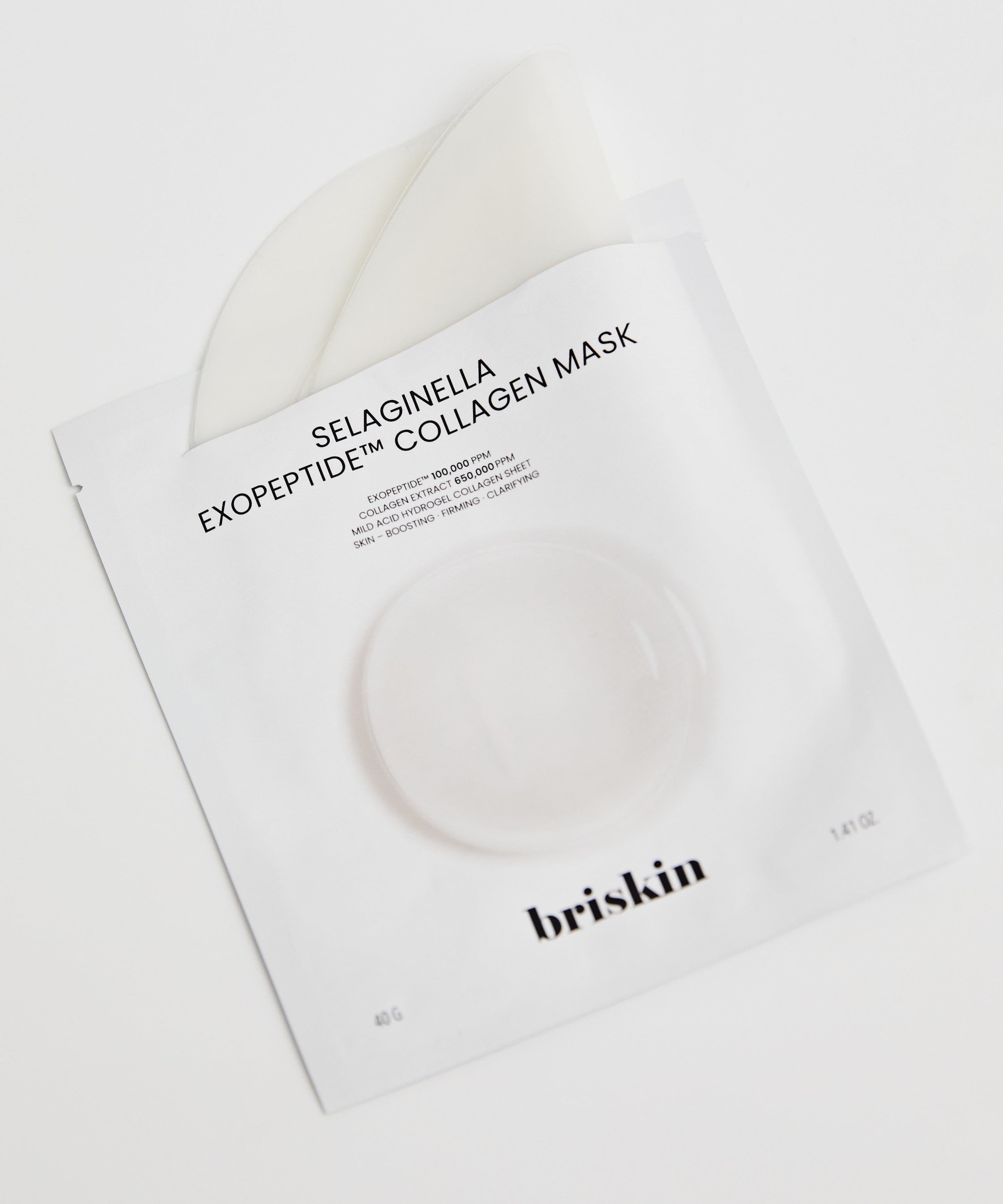 BRISKIN Selaginella Exopeptide Collagen Mask 5 sheets product packaging