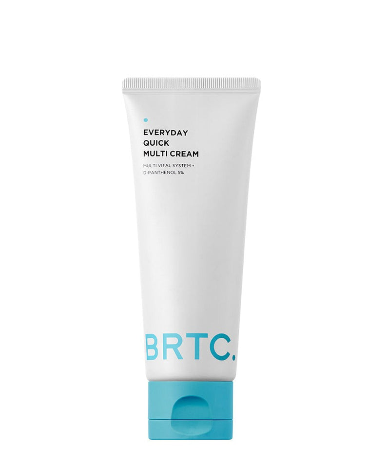 Image of BRTC Everyday Quick Multi Cream 60ml in a white and blue tube, designed for daily skin hydration and nourishment.