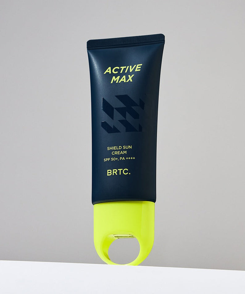 BRTC Homme Active Max Sheild Sunscreen 50ml - Gentleman Korea men’s SPF 50+ sunscreen tube product photo