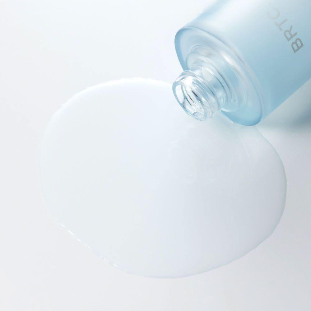 BRTC Hydra Daily Toner 120ml bottle spilling hydrating liquid, skincare product