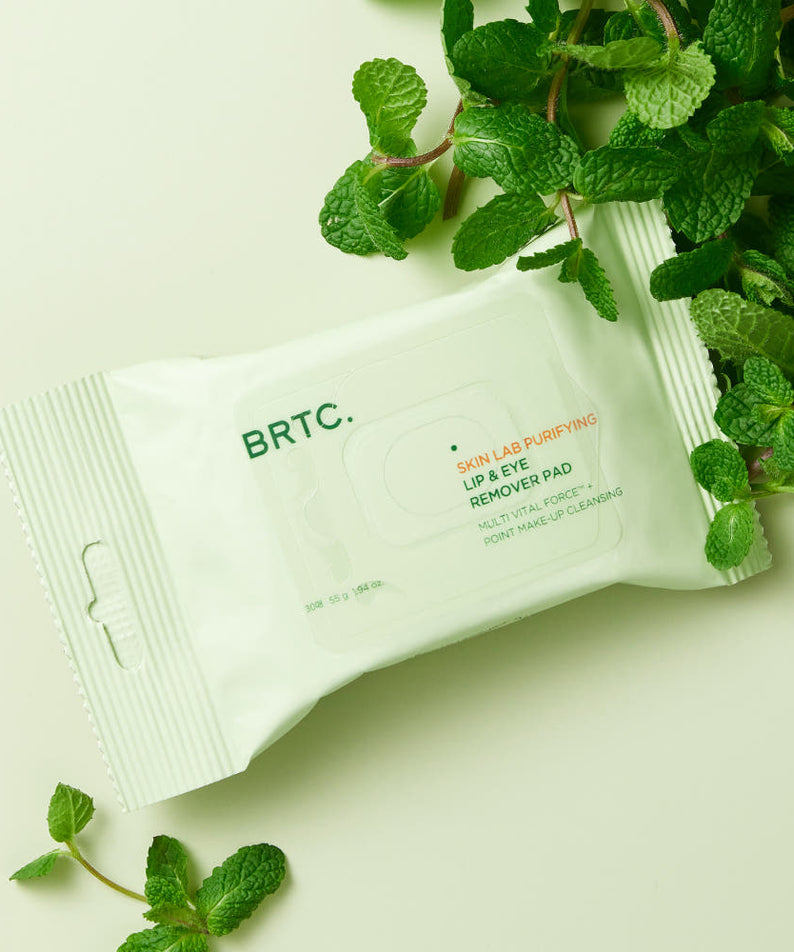 Brtc Skin Lab Purifying Lip & Eye Remover Pads 30 Sheets