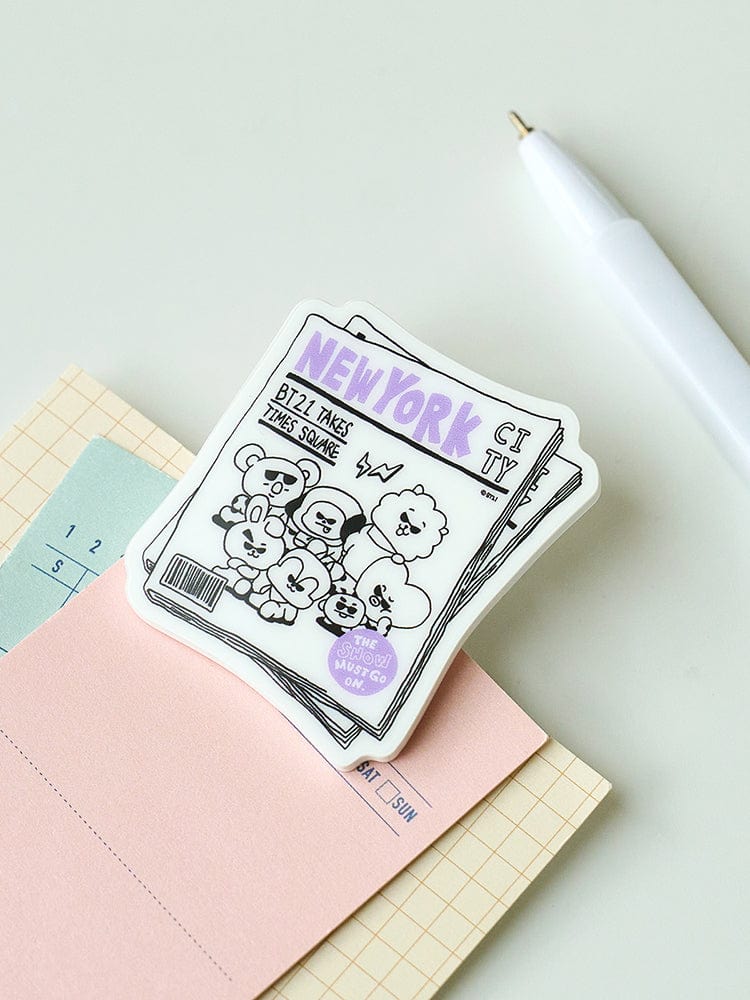 BT21 Acrylic Magnetic Clip New York City Edition
